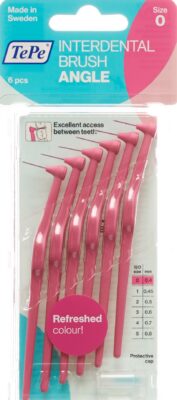 TEPE Angle brosse interdentaire 0.4mm pink 6 pce