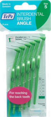 TEPE Angle brosse interdentaire 0.8mm vert 6 pce