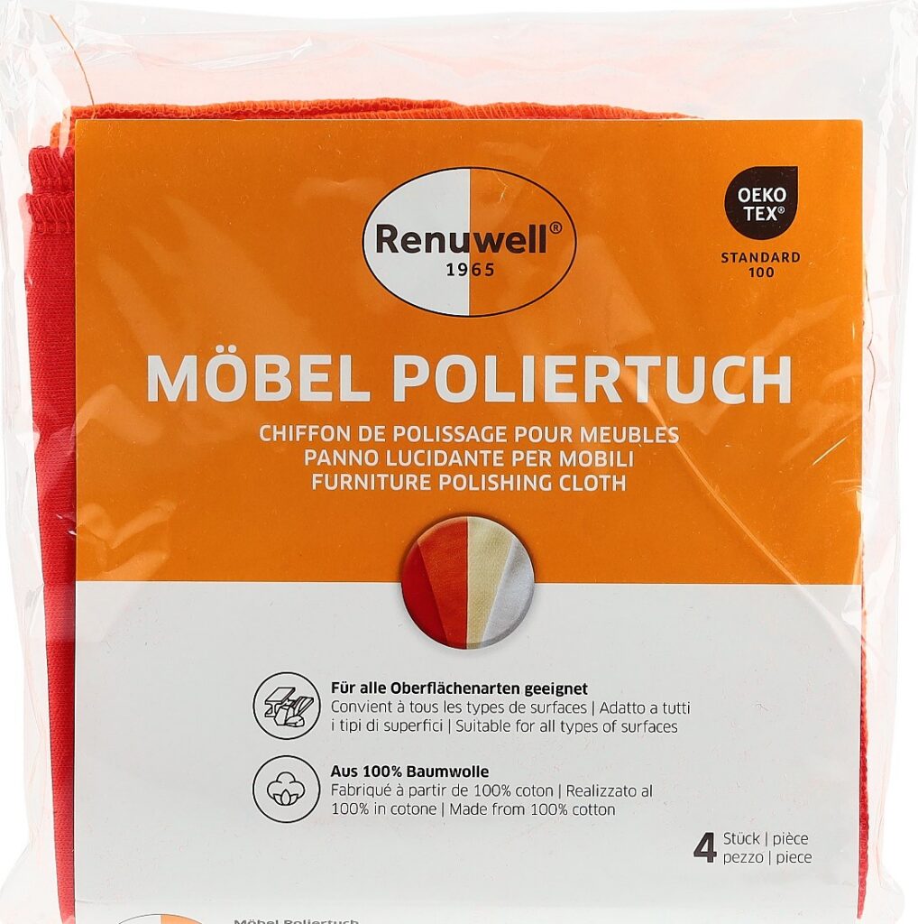 RENUWELL le chiffon à polir sach 4 pce