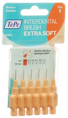 TEPE Interden Brush 0.45mm x-soft oran blist 6 pce