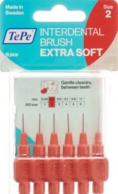 TEPE Interden Brush 0.50mm x-soft rou blist 6 pce