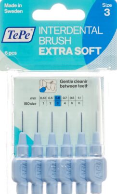 TEPE Interden Brush 0.60mm x-soft bl blist 6 pce