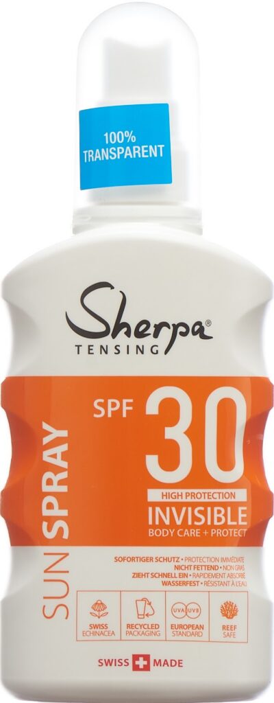 SHERPA TENSING spray solaire SPF30 Invisib 175 ml