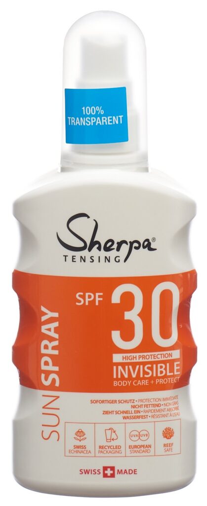 SHERPA TENSING spray solaire SPF30 Invisib 175 ml