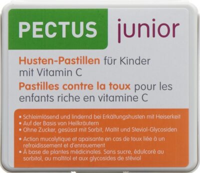 PECTUS Junior past bronchiques enf vit C 24 pce