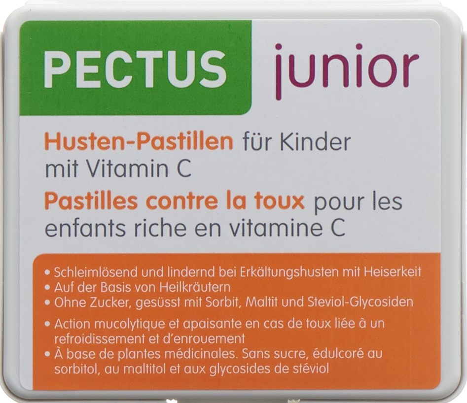 PECTUS Junior past bronchiques enf vit C 24 pce