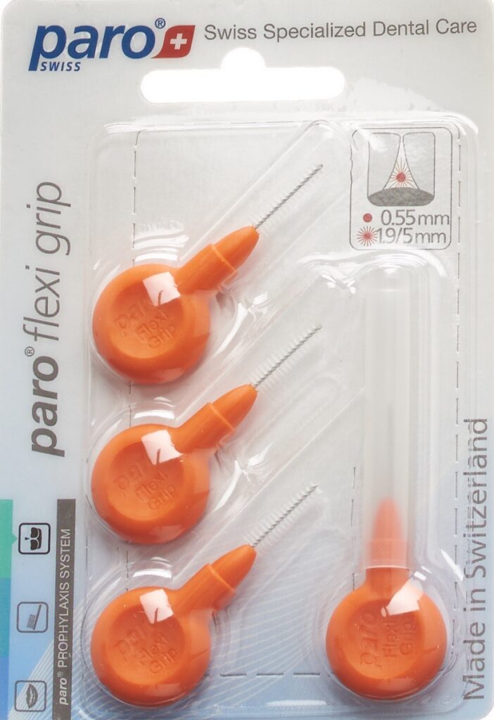 PARO Flexi Grip 1.9/5mm x-fin orange conique 4 pce