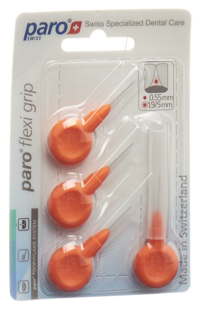 PARO Flexi Grip 1.9/5mm x-fin orange conique 4 pce