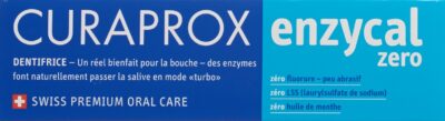CURAPROX enzycal Zero sans fluorure tb 75 ml
