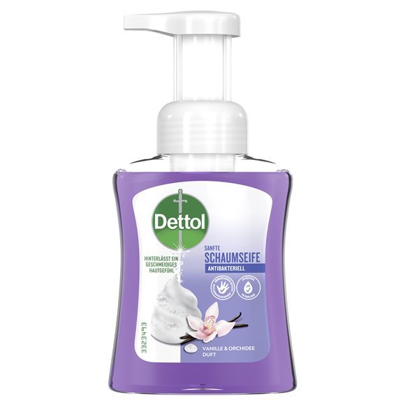 DETTOL savon moussant vanille&orchidée 250 ml