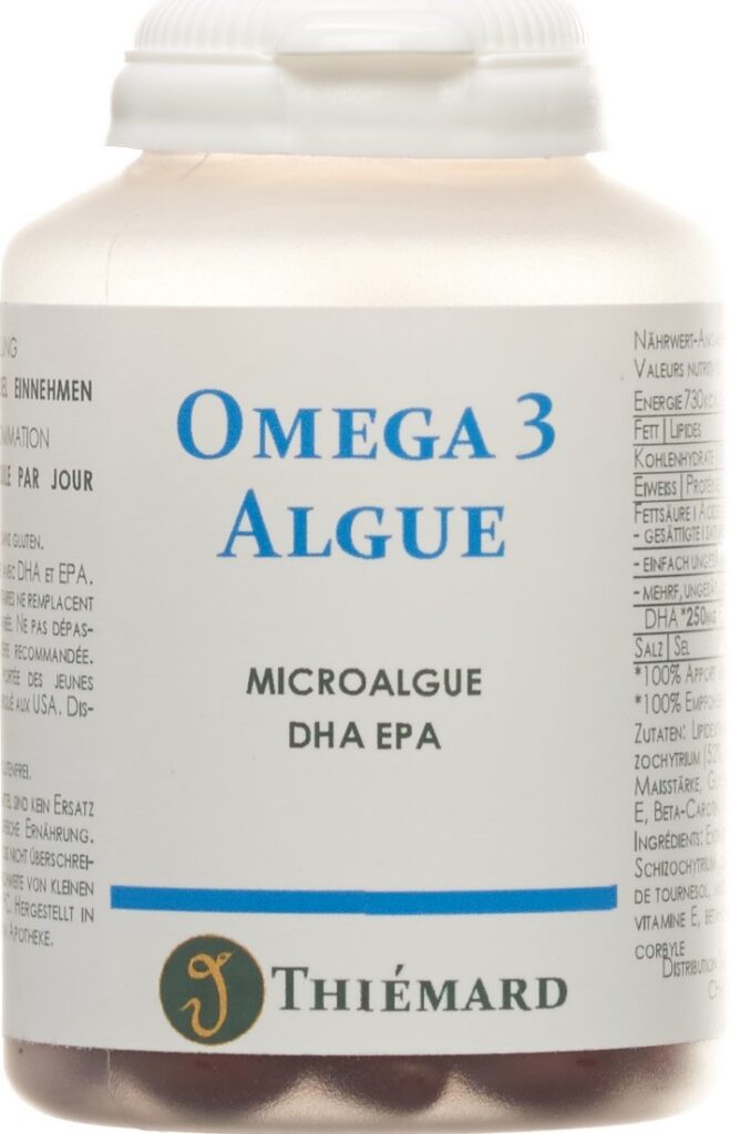 THIEMARD Omega 3 algue DHA EPA caps 500 mg 100 pce