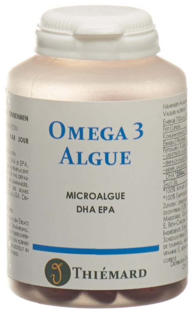 THIEMARD Omega 3 algue DHA EPA caps 500 mg 100 pce