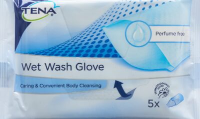 TENA Wet Wash Glove non parfumé 5 pce