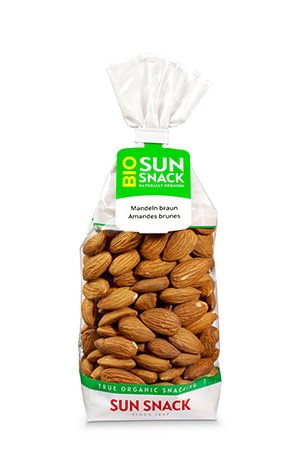 BIO SUN SNACK amandes bio brunes sach 250 g