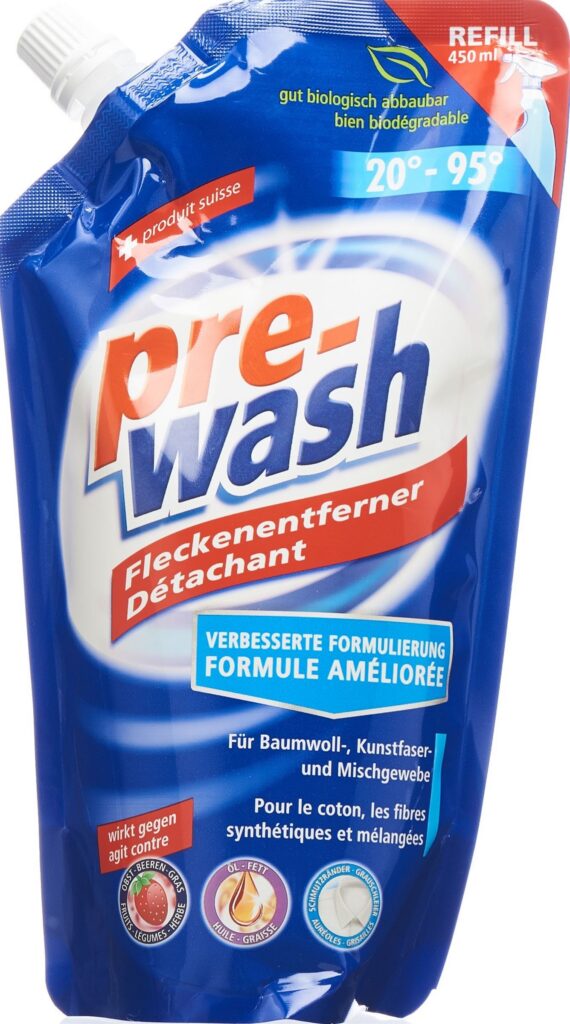 PRE-WASH détachant REFILL sach 450 ml