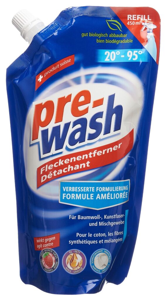PRE-WASH détachant REFILL sach 450 ml