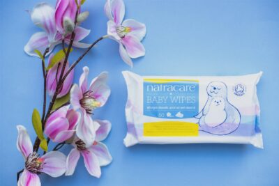 NATRACARE lingettes en coton bio bébé 50 pce