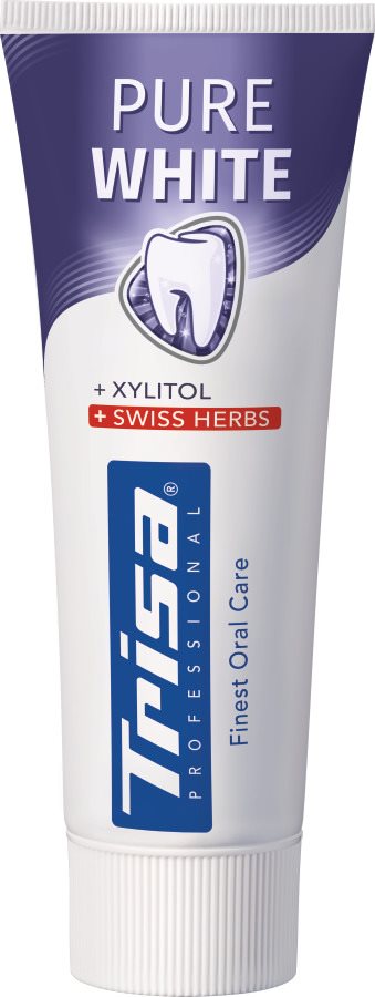 TRISA Pure White Swiss Herbs tb 75 ml