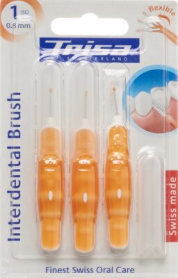 TRISA Interdental Brush ISO 1 0.8mm 3 pce
