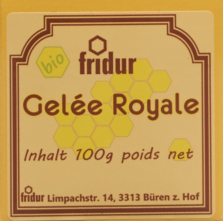 FRIDUR Bio-Gelée-Royale verre 100 g
