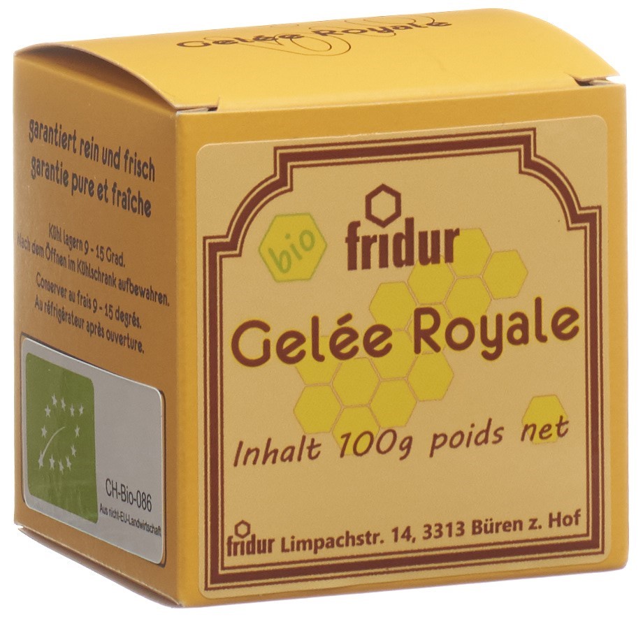 FRIDUR Bio-Gelée-Royale verre 100 g