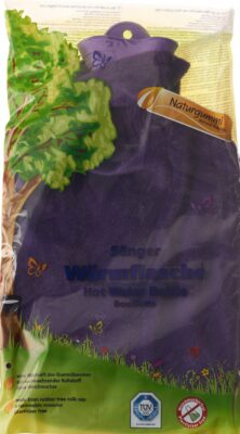 SÄNGER bouillotte 2l housse velours lilas