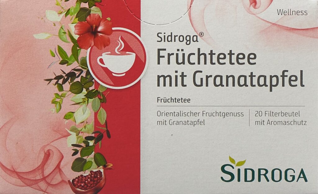 SIDROGA infusion aux fruits av grenade 20 sach 2 g