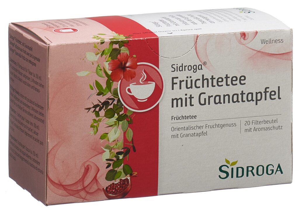 SIDROGA infusion aux fruits av grenade 20 sach 2 g