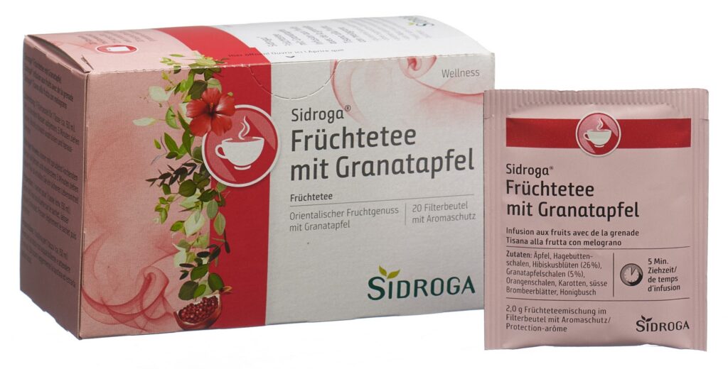 SIDROGA infusion aux fruits av grenade 20 sach 2 g