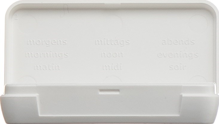 SUPAIR pilulier journalier petit 3comp blanc