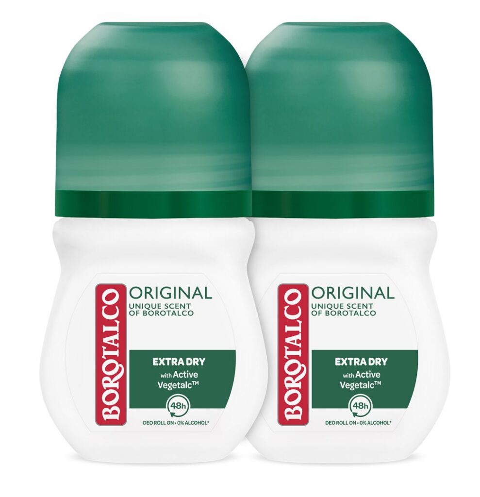 BOROTALCO Deo Original roll on 2 x 50 ml