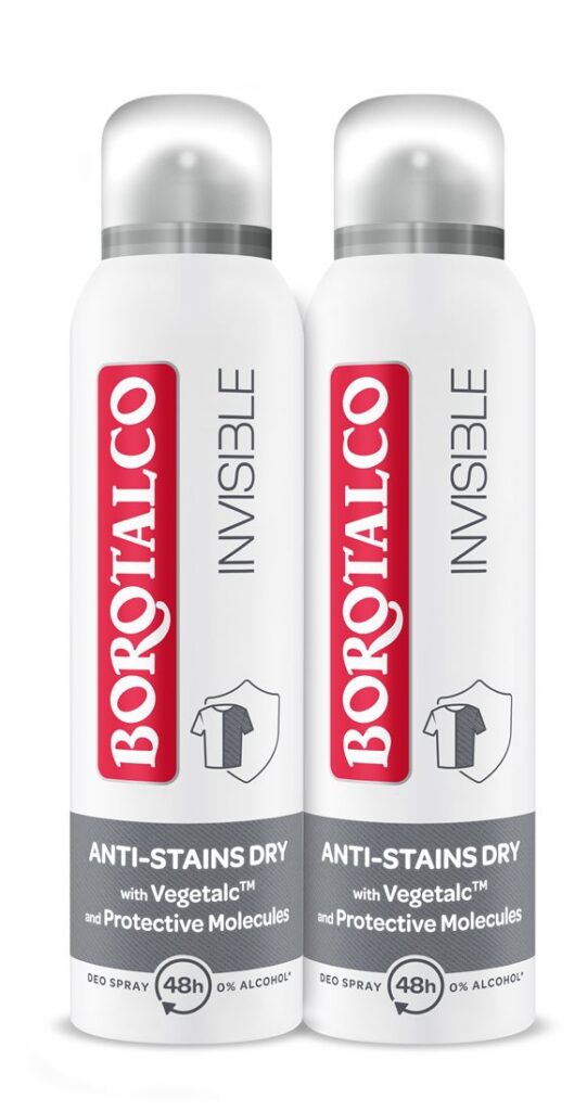 BOROTALCO Deo Invisible spray 2 x 150 ml