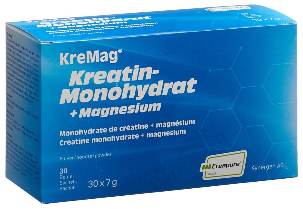 KREMAG Créatine & Magnésium Plv 30 Bouteilles de 7 g