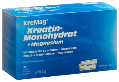 KREMAG Créatine & Magnésium Plv 30 Bouteilles de 7 g