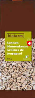 BIOFARM graines de tournesol bourgeon CH 200 g