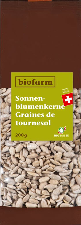 BIOFARM graines de tournesol bourgeon CH 200 g