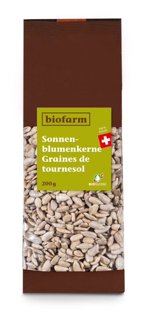 BIOFARM graines de tournesol bourgeon CH 200 g
