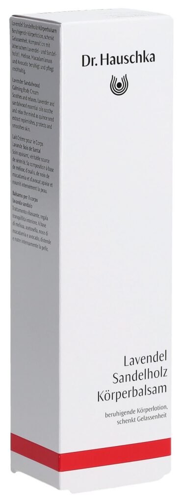 DR. HAUSCHKA lait crème corps lav bois sant 145 ml