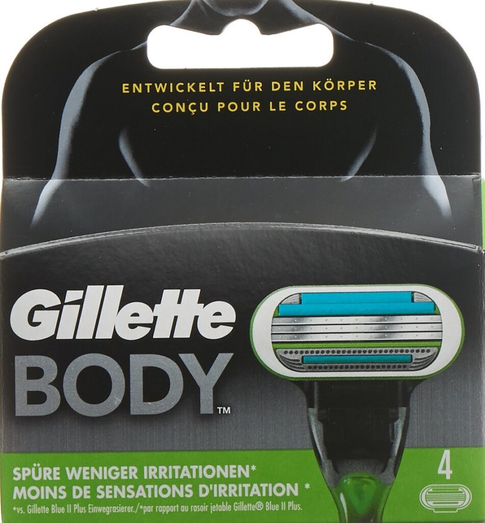 GILLETTE Body lames 4 pce