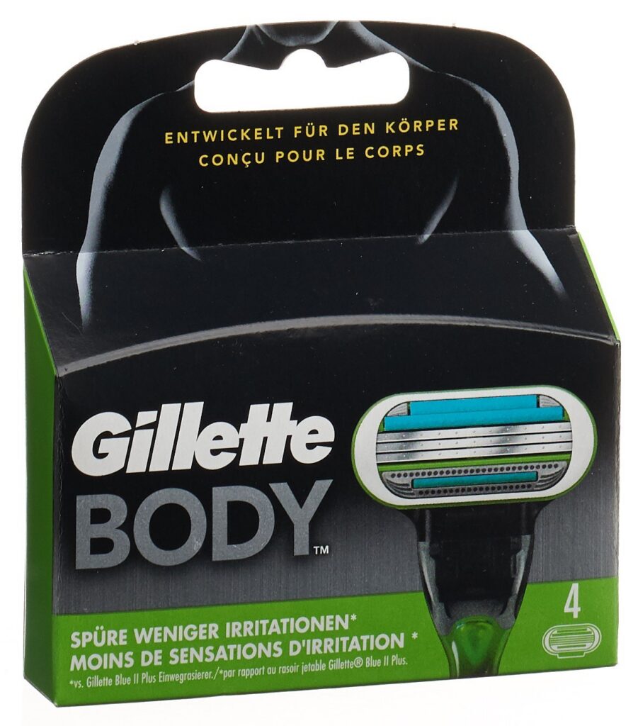 GILLETTE Body lames 4 pce