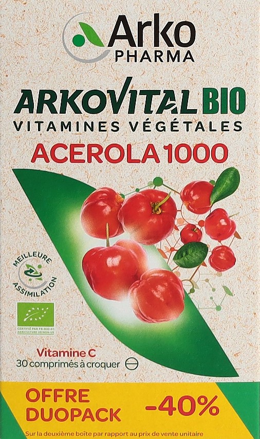 ARKOVITAL Acero Arko cpr 1000 mg bio d 2 x 30 pce