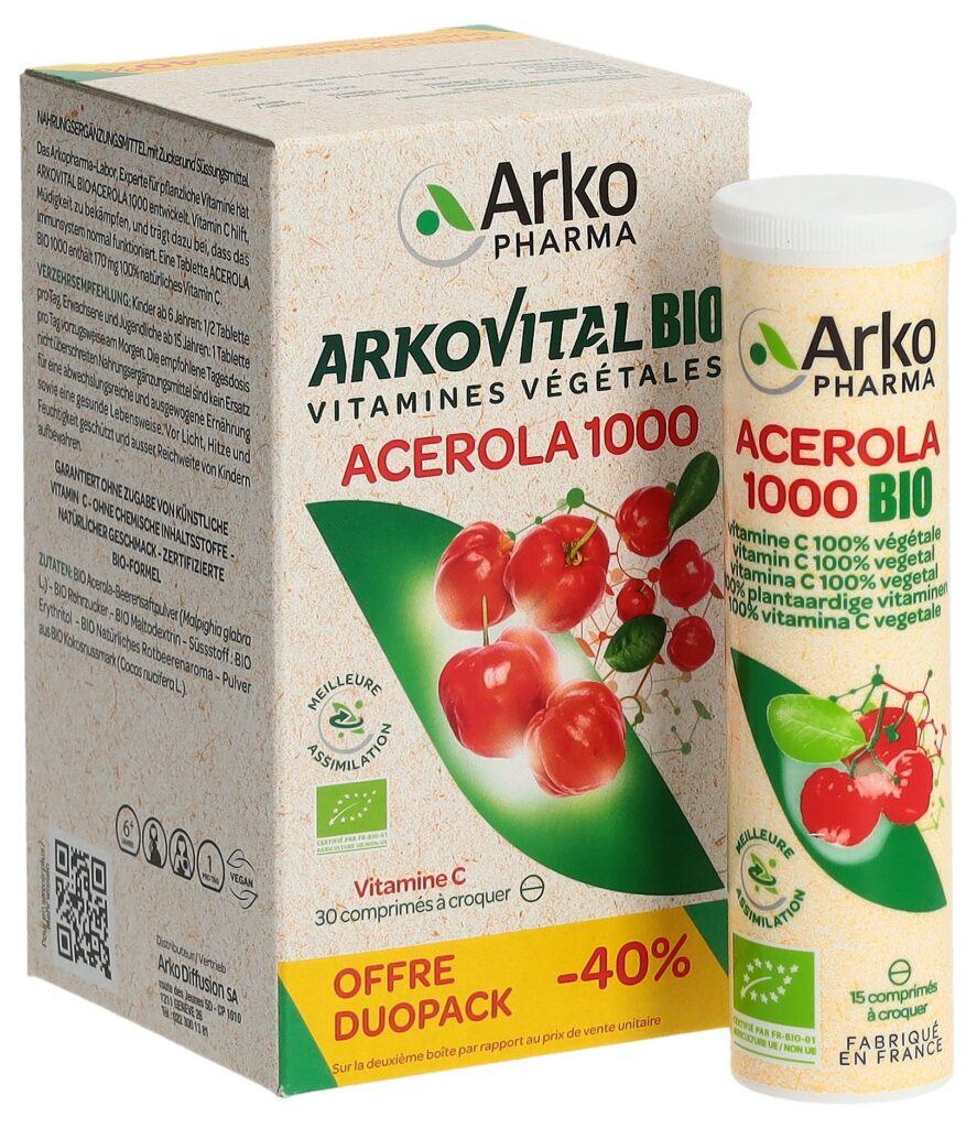 ARKOVITAL Acero Arko cpr 1000 mg bio d 2 x 30 pce