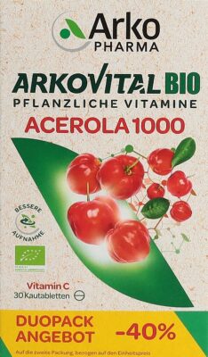 ARKOVITAL Acero Arko cpr 1000 mg bio d 2 x 30 pce
