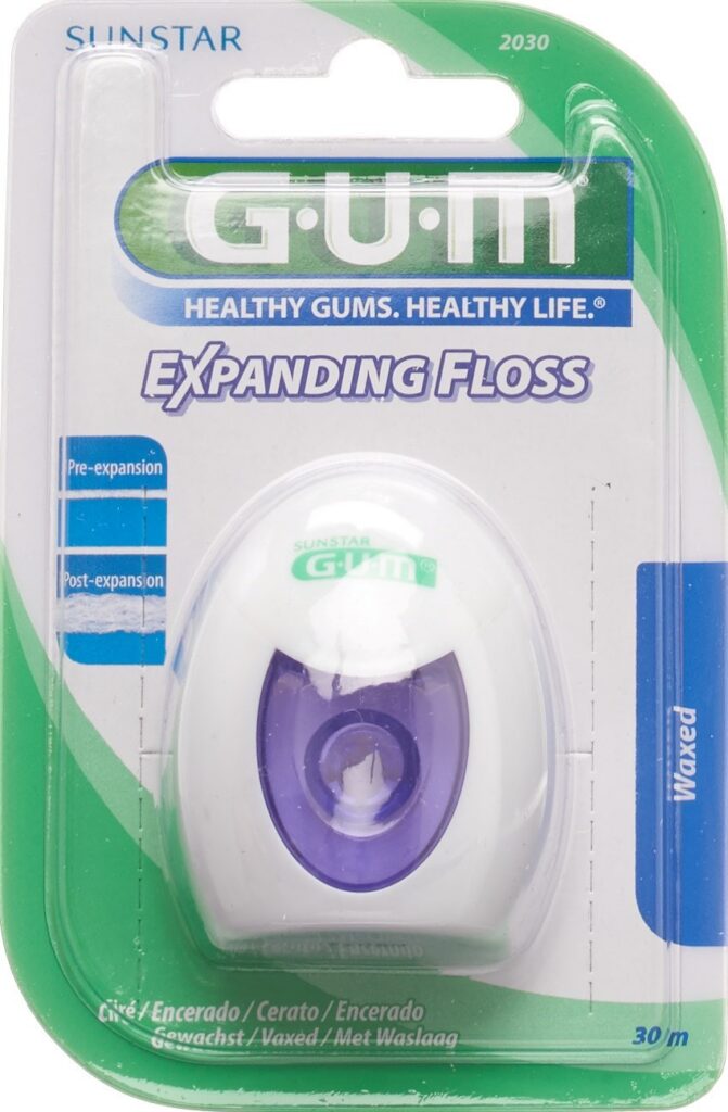 GUM Expanding soie dentaire 30m cirée
