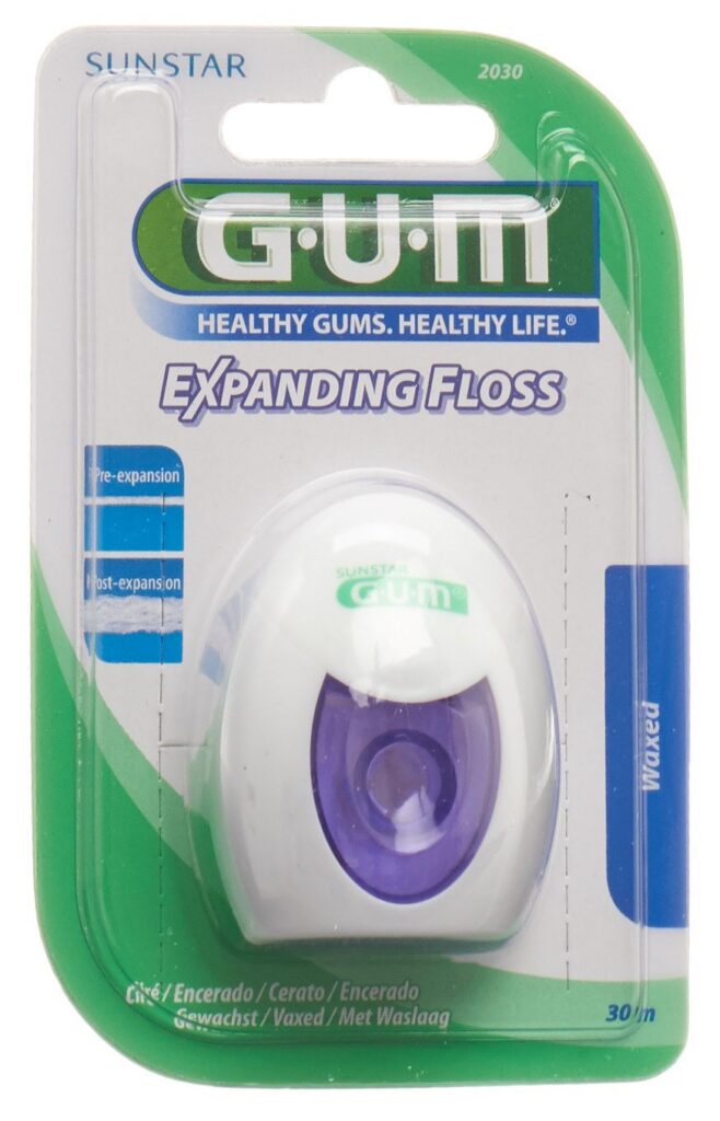 GUM Expanding soie dentaire 30m cirée