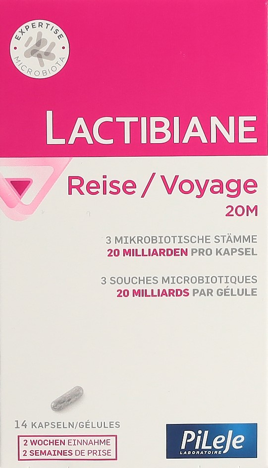 LACTIBIANE Voyage 20M caps 14 pce