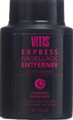 VITIS dissolvant sans acétone av éponge 75 ml