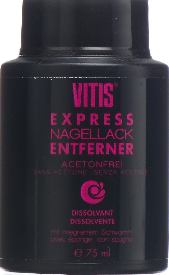 VITIS dissolvant sans acétone av éponge 75 ml