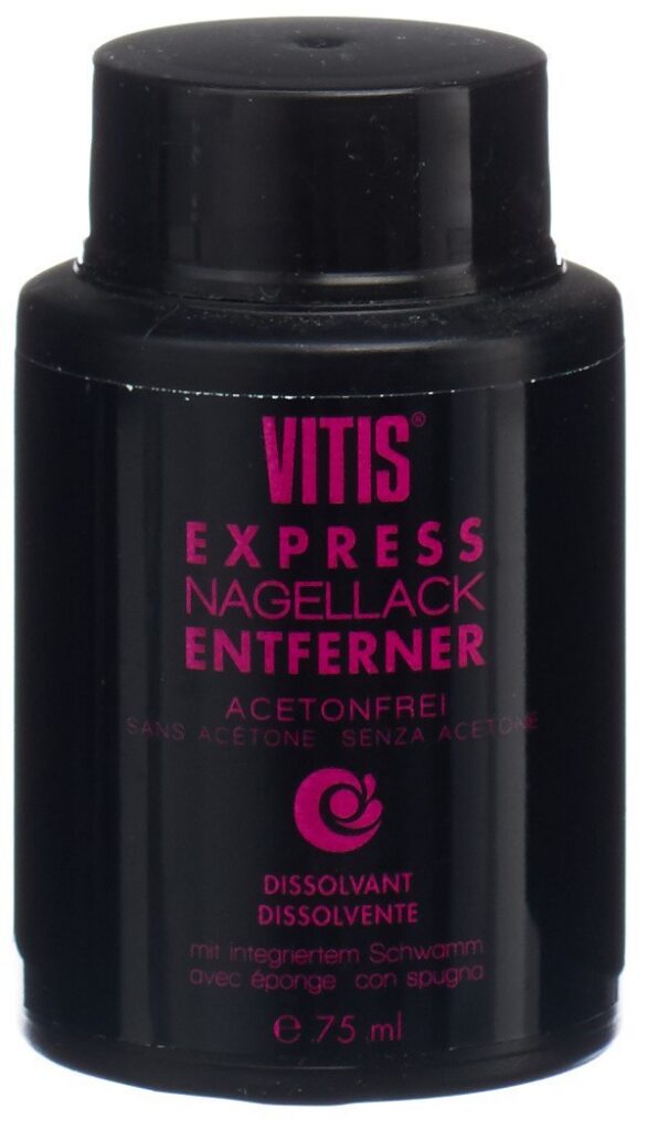 VITIS dissolvant sans acétone av éponge 75 ml