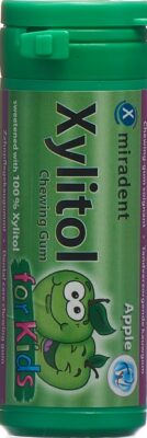 MIRADENT xylitol chewing gum pomme 30 pce